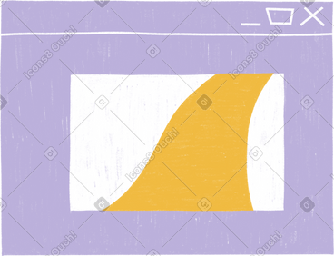 Purple browser window PNG, SVG