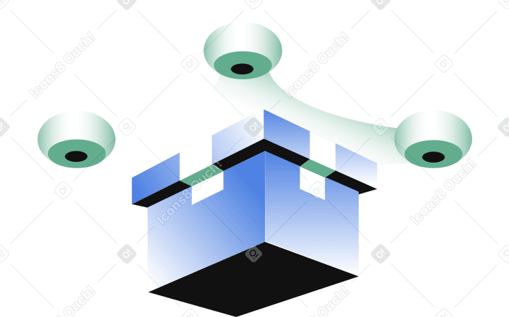 дрон доставки в PNG, SVG
