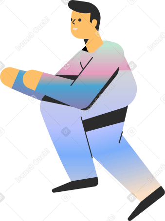 man doing sports PNG, SVG