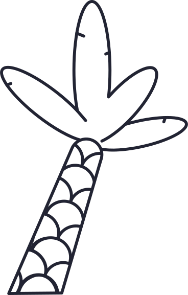 palm white PNG, SVG