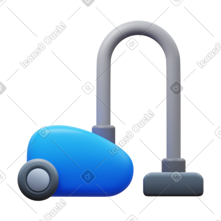 3D vacuum cleaner PNG, SVG