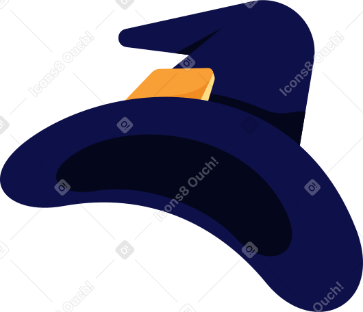 sombrero de bruja PNG, SVG