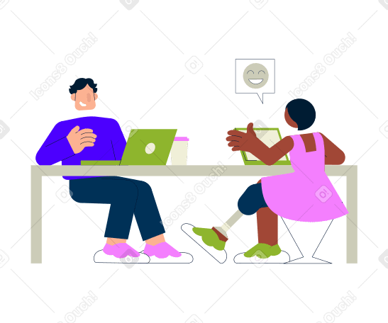 Разнообразие на рабочем месте и участие в деловых встречах в PNG, SVG