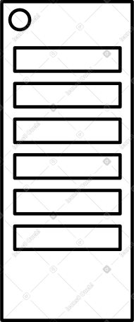 column with backlog cards PNG, SVG