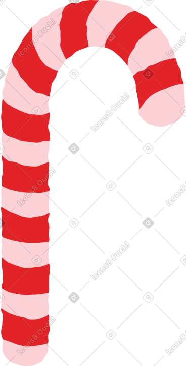 Christmas candy cane PNG, SVG