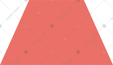 Pink antique trapezoid PNG, SVG