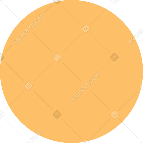 orange circle PNG, SVG