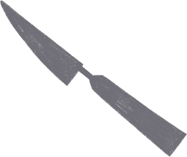 grey knife PNG, SVG