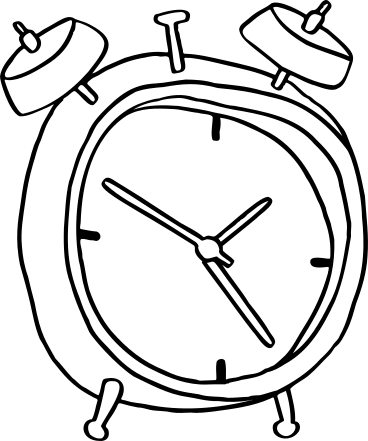 알람 시계 PNG, SVG