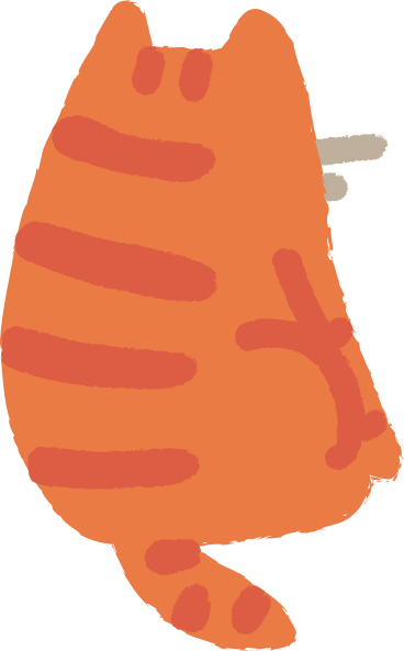Gatto indietro PNG, SVG