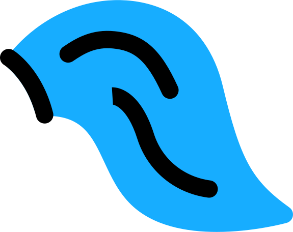 blue tail Illustration in PNG, SVG