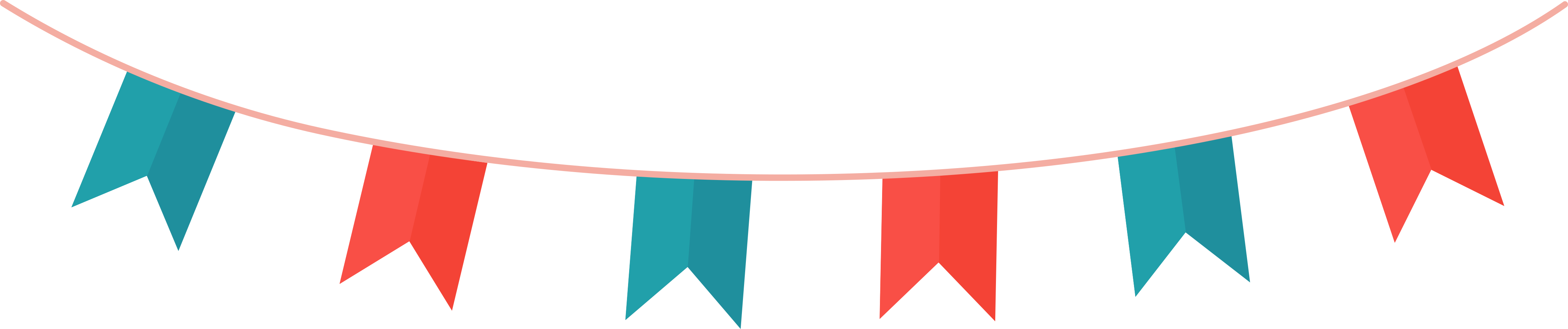 Garland flags Illustration in PNG, SVG