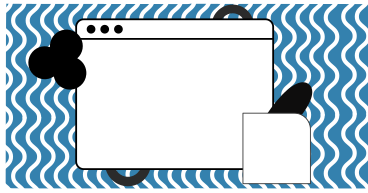 Sfondo astratto ondulato blu e bianco PNG, SVG