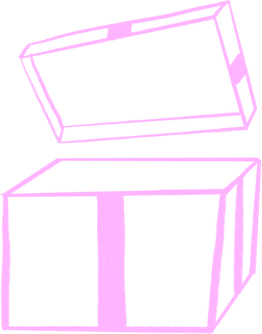 open present box PNG, SVG