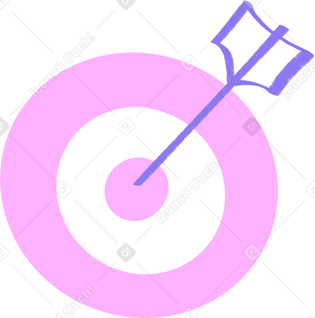 bullseye with arrow in the center PNG, SVG