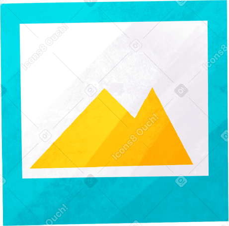 formal picture with yellow mountains PNG, SVG