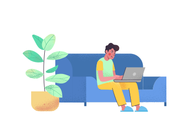 Working at home PNG, SVG