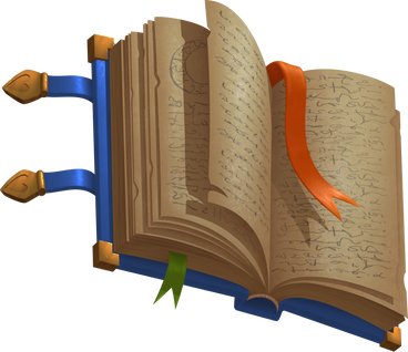 open spell book PNG, SVG