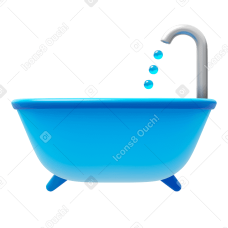 3D bath в PNG, SVG