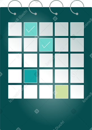 calendrier PNG, SVG