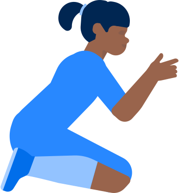 girl sitting and holding smth PNG, SVG
