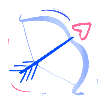 Arc avec la flèche de cupidon PNG, SVG