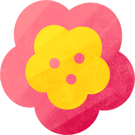 pink yellow ornamental flower Illustration in PNG, SVG