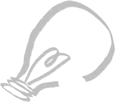 Light gray lightbulb PNG、SVG