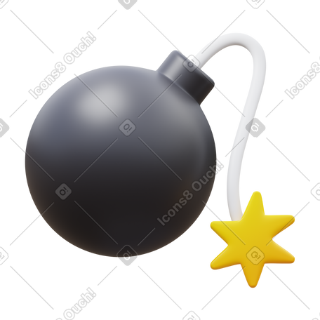 3D explosive PNG, SVG