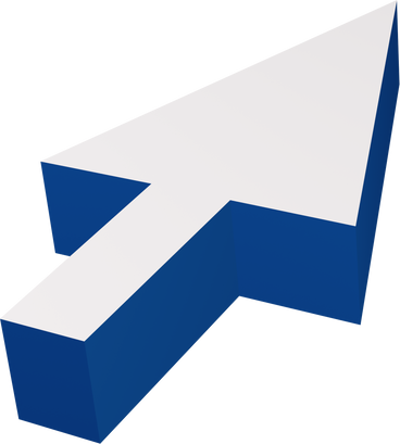 Cursor with blue shadow PNG, SVG