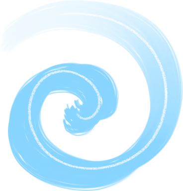 spiral blue PNG、SVG