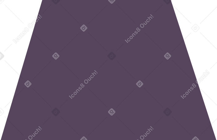 purple trapezoid PNG, SVG