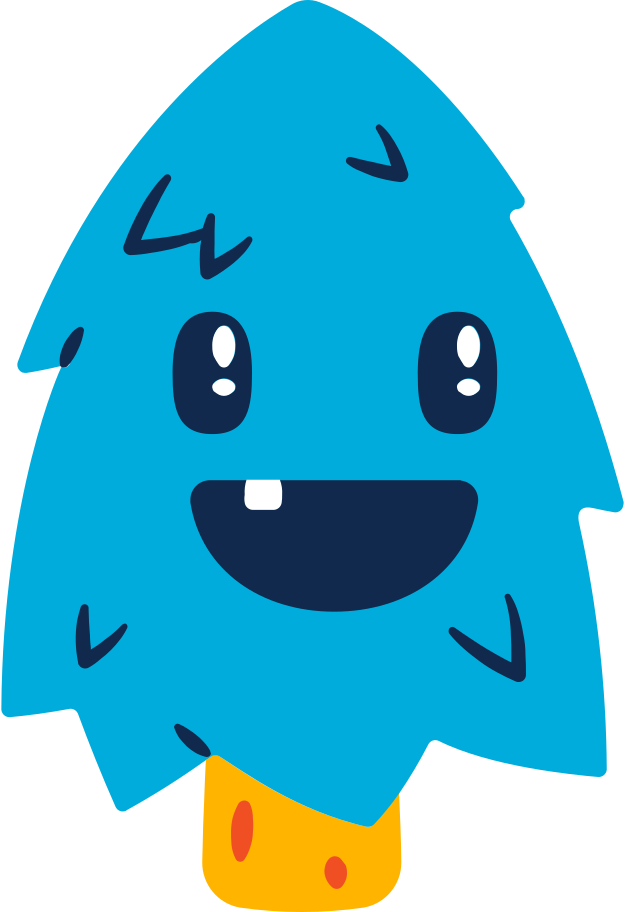 Happy little tree Illustration in PNG, SVG