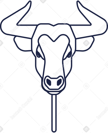 Máscara de toro PNG, SVG
