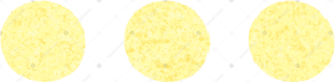 three yellow round dots PNG, SVG