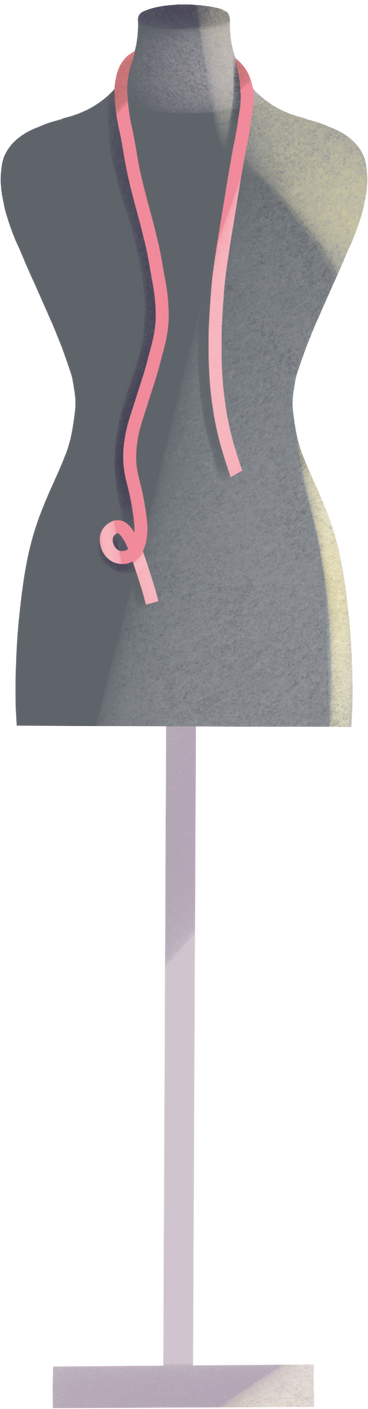 sewing mannequin PNG, SVG