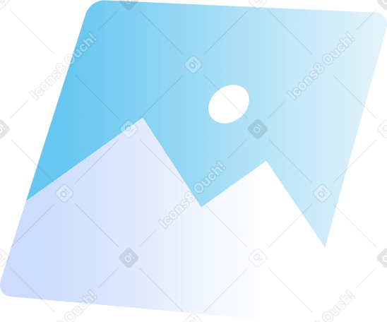 blue picture PNG, SVG