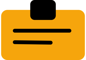 Желтый значок с текстом в PNG, SVG
