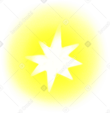 yellow shining star в PNG, SVG