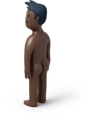 Naked man PNG, SVG