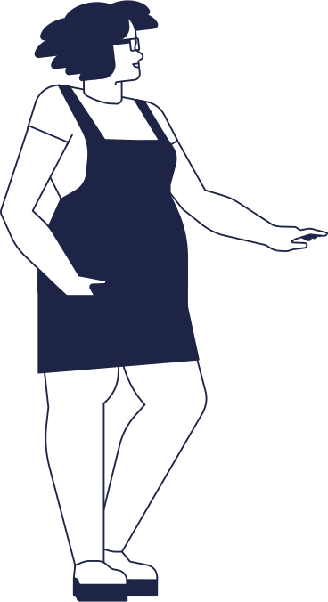 Woman in mini skirt в PNG, SVG