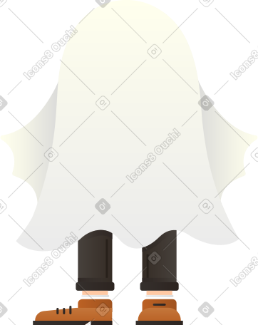 ghost man PNG, SVG