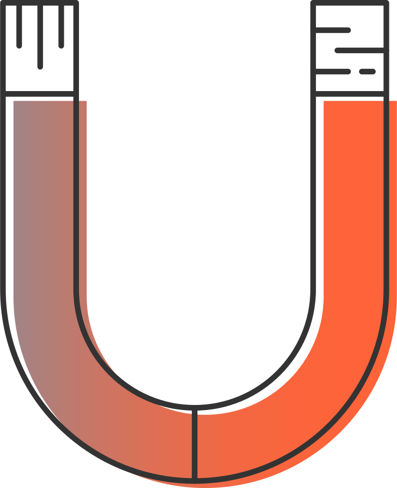 White Magnet のクリップアートイラスト イメージ Pngとsvg