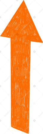 orange arrow up PNG、SVG