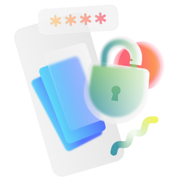 Smartphone password protection and cybersecurity PNG, SVG
