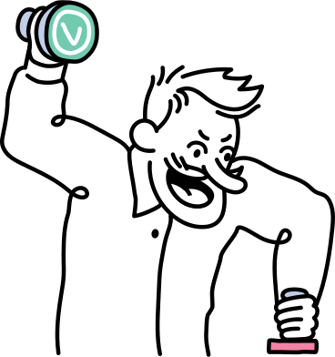 Wilder mann mit briefmarken PNG, SVG