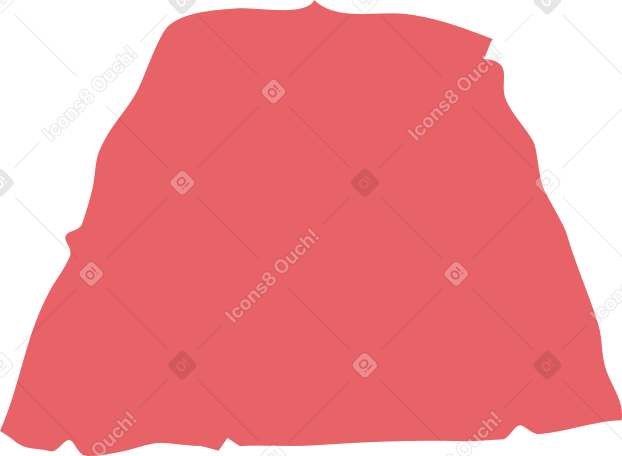 red trapezoid Illustration in PNG, SVG