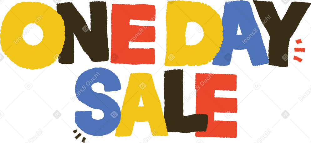 one day sale! PNG, SVG