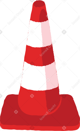 cone de tráfego PNG, SVG