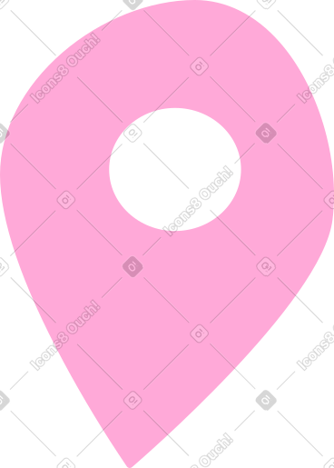 Pink location tag PNG, SVG